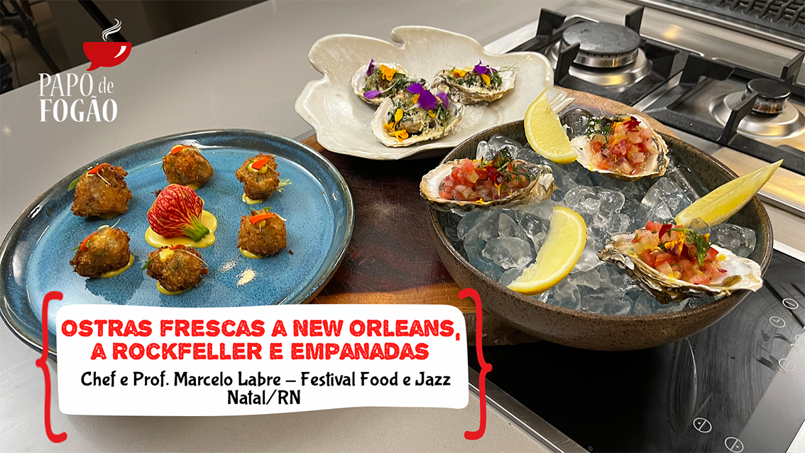 OSTRAS FRESCAS A NEW ORLEANS, A ROCKFELLER E EMPANADAS