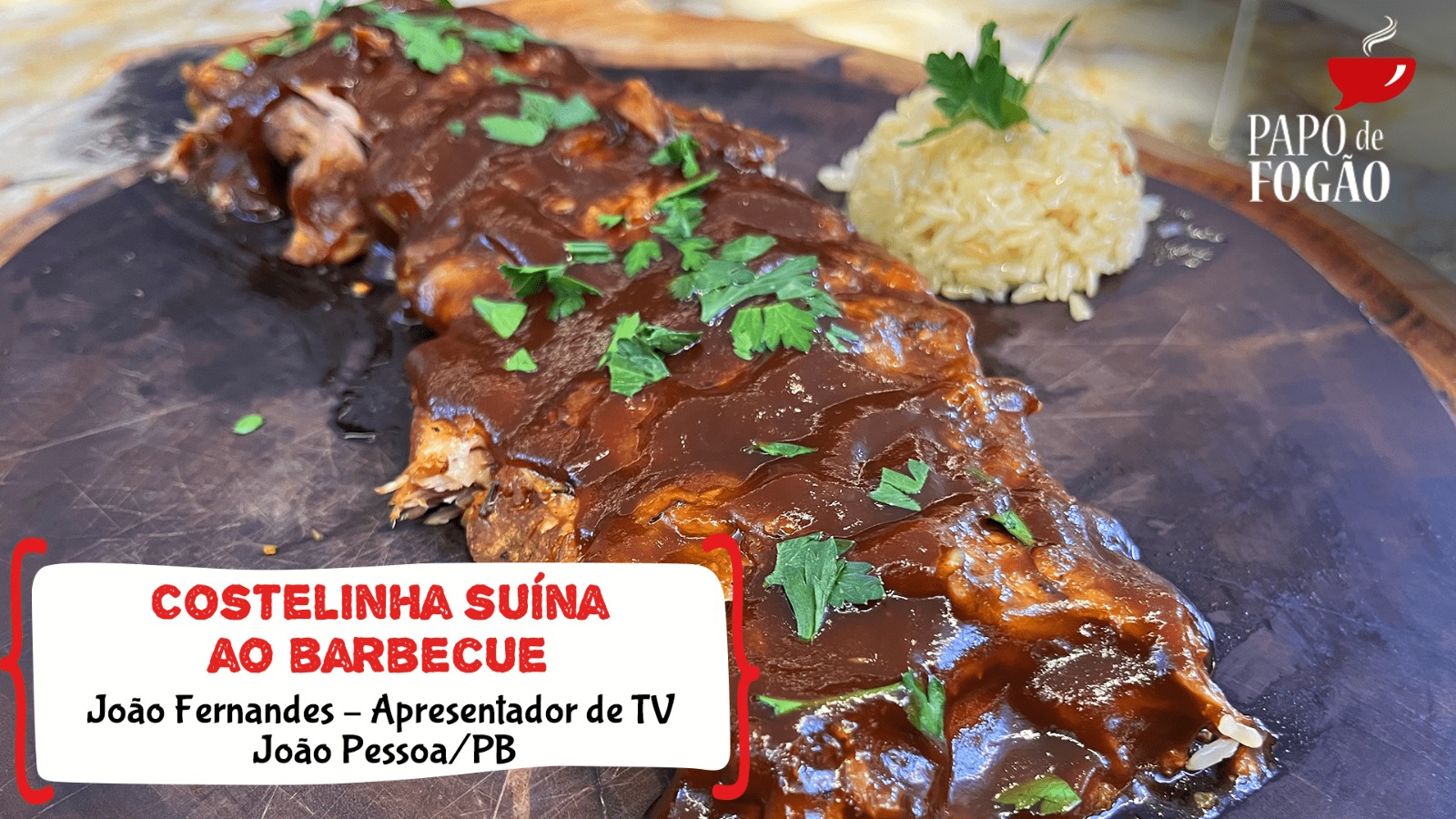 COSTELINHA SUÍNA AO BARBECUE
