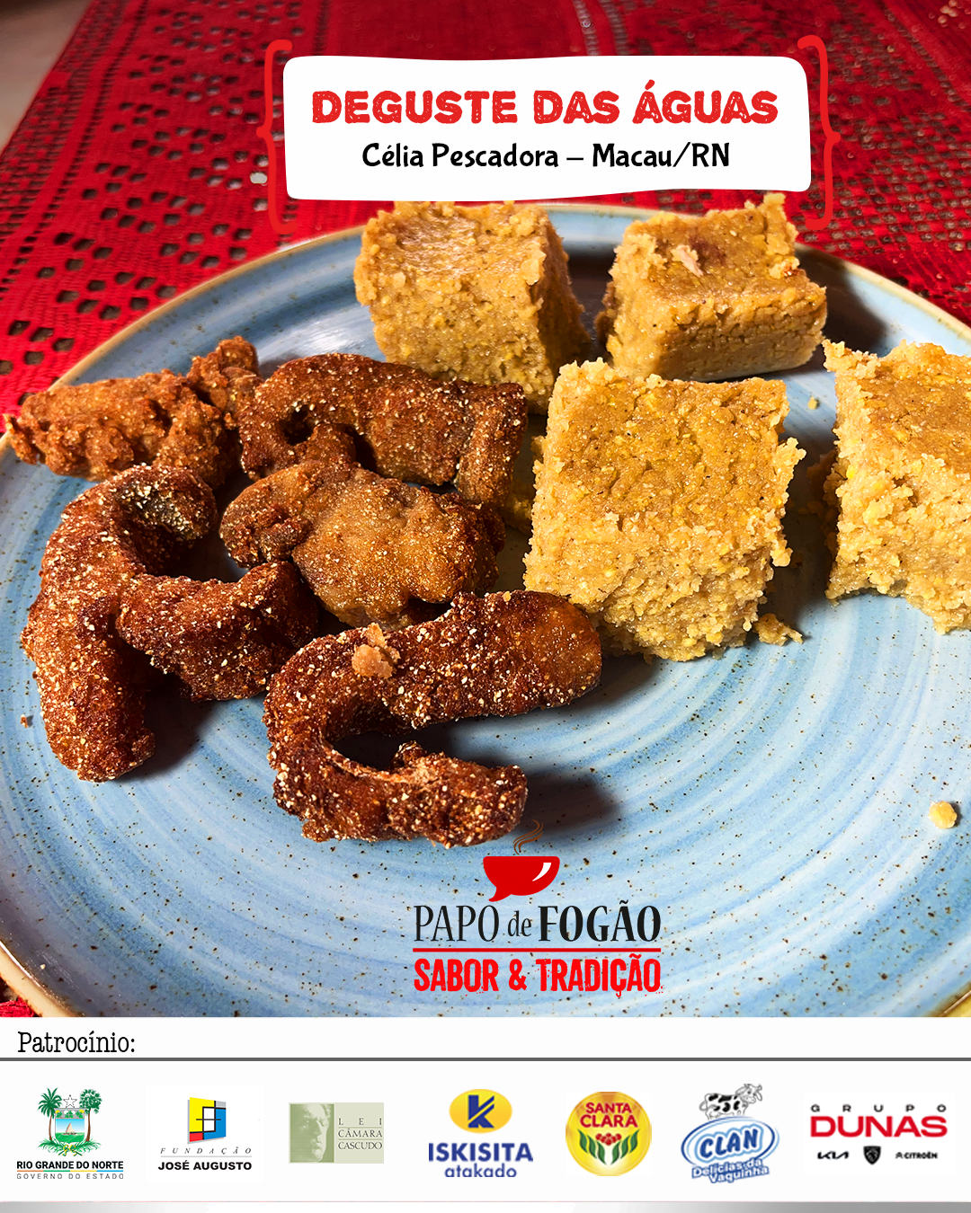 DEGUSTE DAS ÁGUAS - PAPO, SABOR E TRADIÇÃO