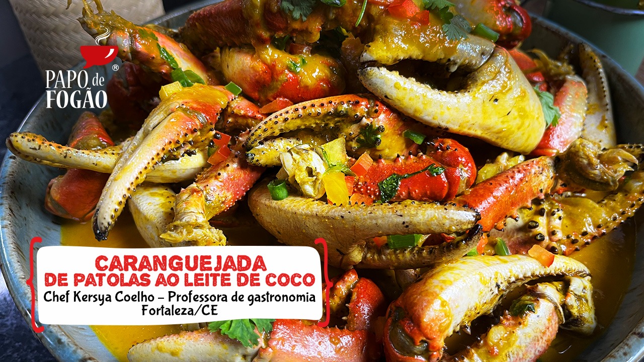 CARANGUEJADA DE PATOLAS AO LEITE DE COCO