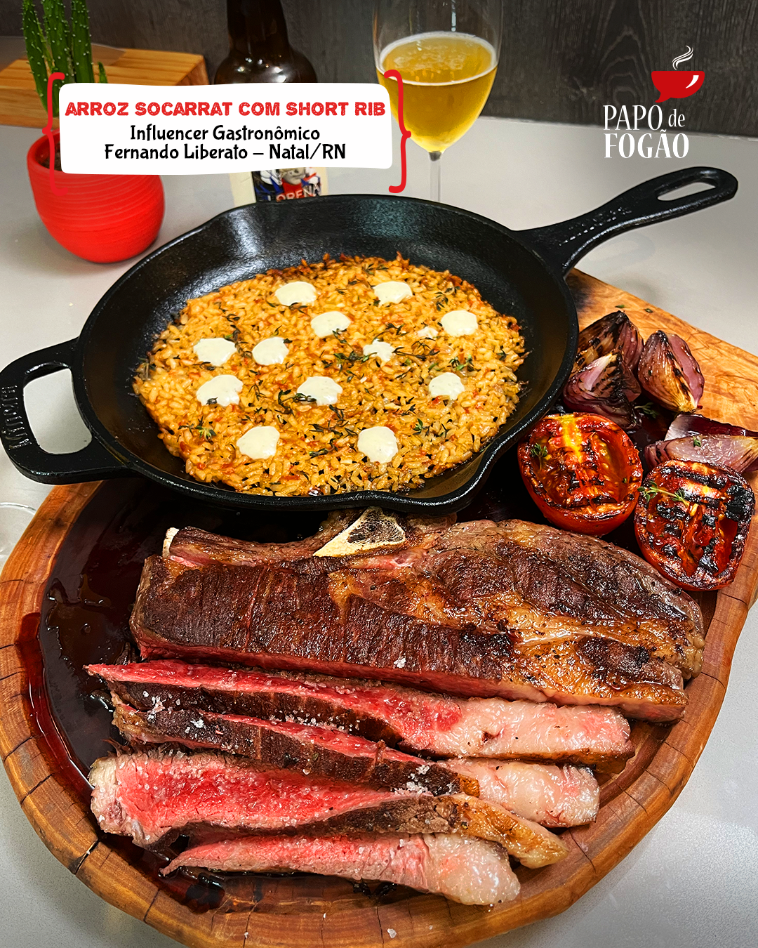 ARROZ SOCARRAT COM SHORT RIB