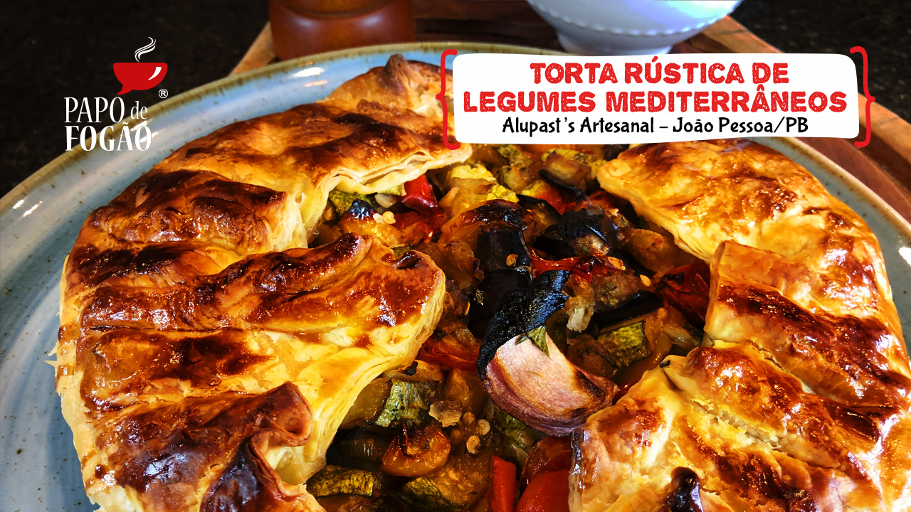 TORTA RÚSTICA DE LEGUMES MEDITERRÂNEOS